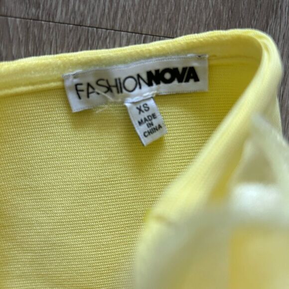 Yellow Mini Dress - Picture 6 of 10